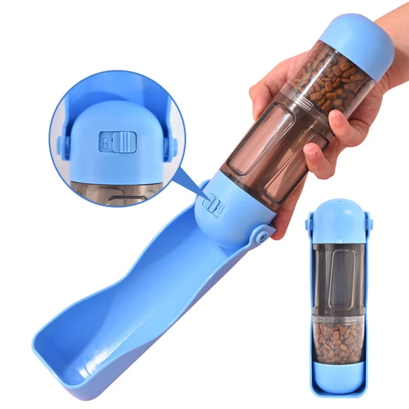 Dispensador Portable Para Perro 4 en 1